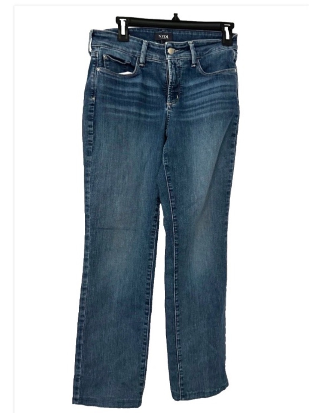 NYDJ Marilyn Straight Size 4 Jeans with LiftXTuck Technology **Previously Hemmed